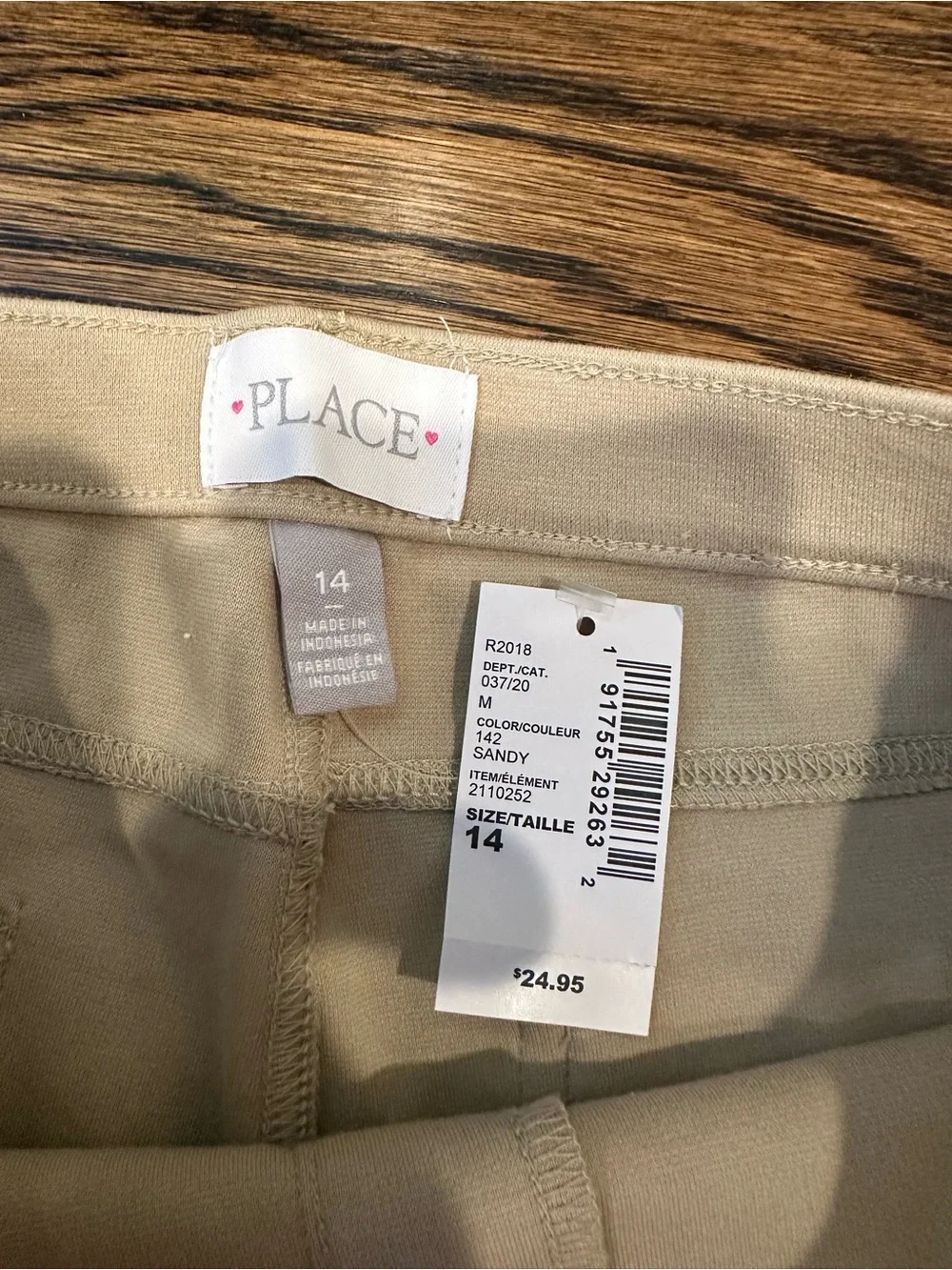 NWT- The Children's Place khaki pants for girls